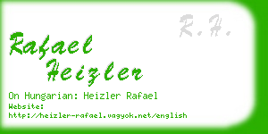 rafael heizler business card